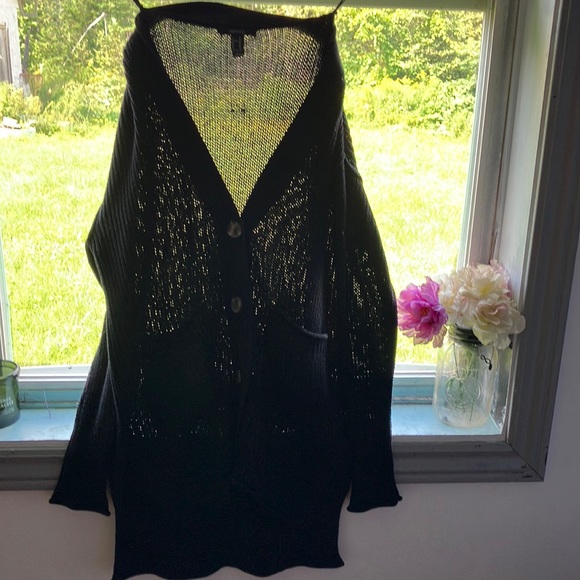 Black knitted cardagen - Picture 1 of 2